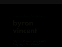 Tablet Screenshot of byronvincent.com